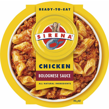 Sirena Pasta With Chicken Bolognese Sauce 190g