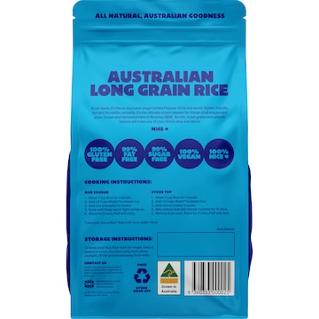 Nice Rice Australian Long Grain Rice 1kg