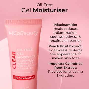 MCoBeauty Clear Oil Free Gel Moisturiser 50mL