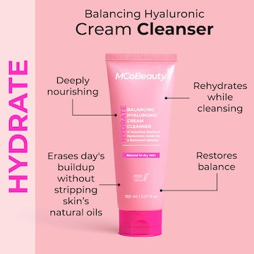 MCoBeauty Hydrate Balancing Hyaluronic Cream Cleanser 150mL