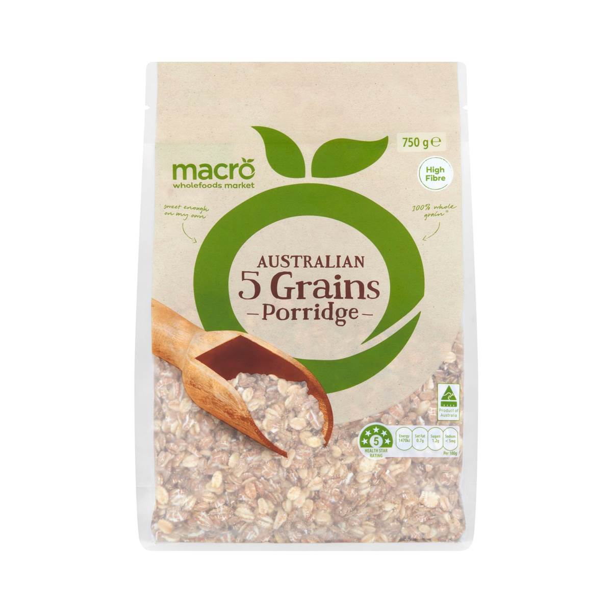 Macro Five Grain Porridge 750g