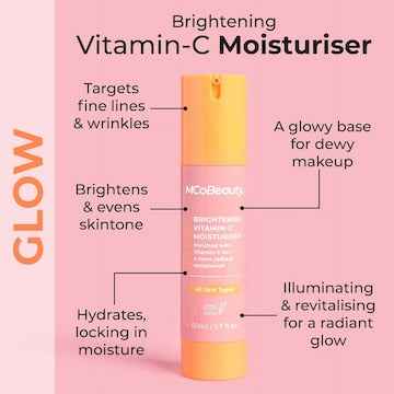 MCoBeauty Glow Brightening Vitamin C Moisturiser 50mL