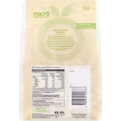 Macro Dry Roasted & Salted Cashews Nuts 500g