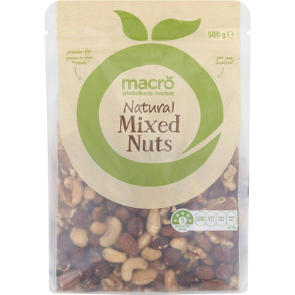 Macro Natural Raw Nuts Mix 500g