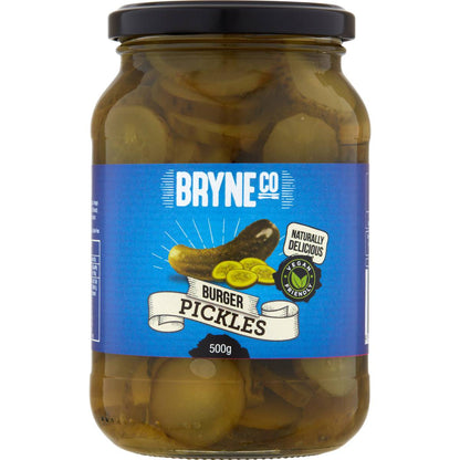 Bryne Co Burger Pickles 500g