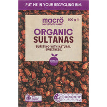 Macro Organic Sultanas 500g