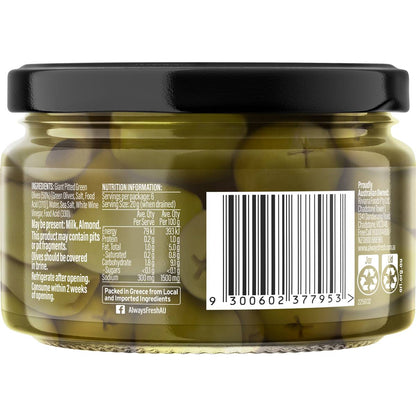 Always Fresh Whole Giant Pitted Green Olives 240g