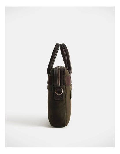 Barrenjoey Slim Briefcase Dark Khaki