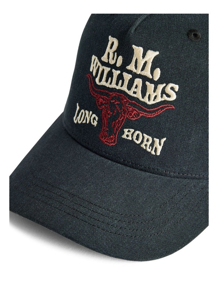 RMW Longhorn Trucker Cap Black Wash