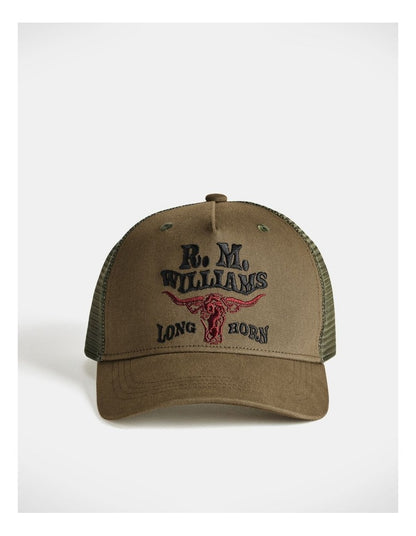 RMW Longhorn Trucker Cap Dark Olive