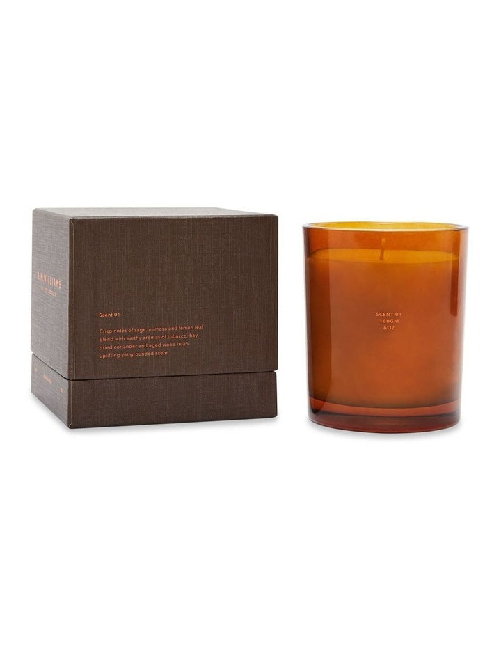 Scent 01 candle Chestnut/Bone