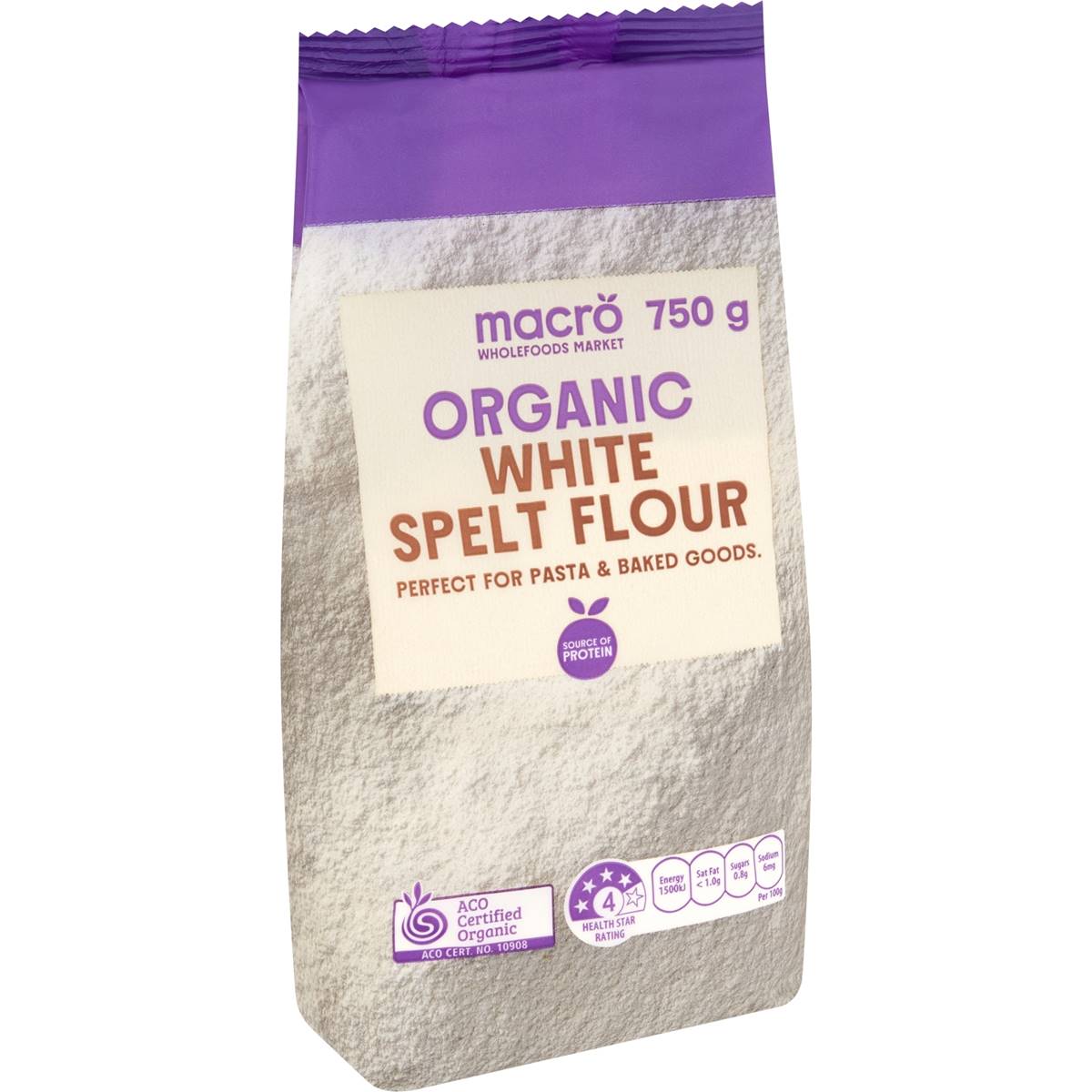 Macro Organic Flour White Spelt 750g