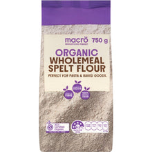 Macro Organic Flour Wholemeal Spelt 750g