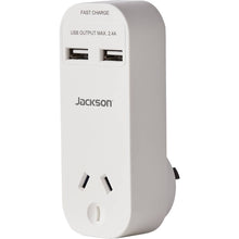 Jackson 2 Outlet Usb Charger With Mains Outlet Each