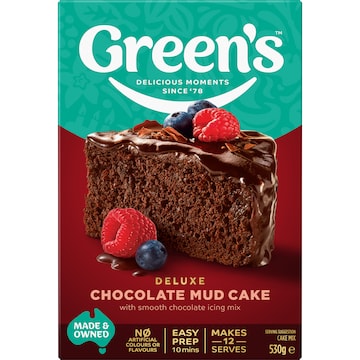 Green's Deluxe Choc Mud Cake Mix 530g