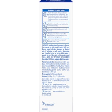 Banana Boat SPF 50+ Ultra Light Face Fluid Sunscreen Lotion 50mL