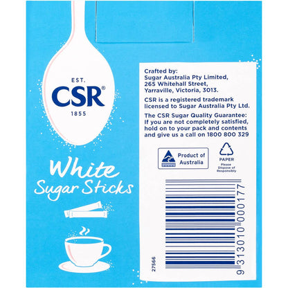 CSR White Sugar Sticks 50 Pack