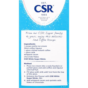 CSR White Sugar Sticks 50 pack