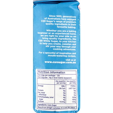 CSR White Sugar 500g