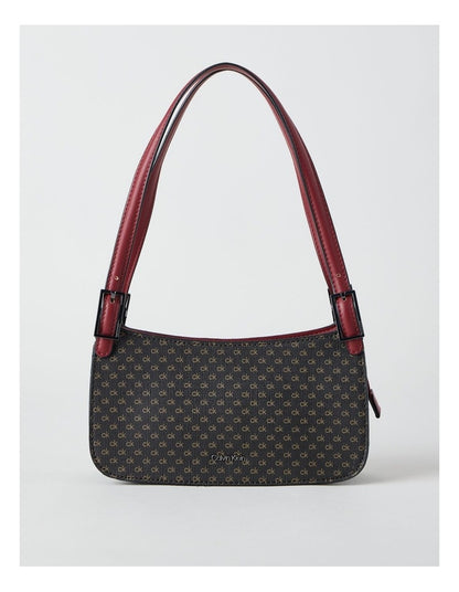 Harlan Shoulder Bag in Brown/Khaki/Bloodstone