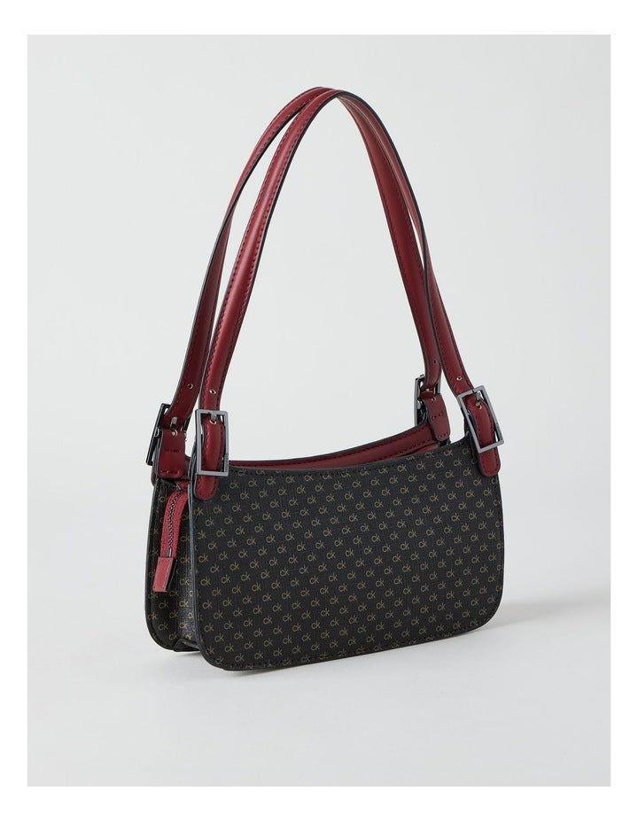 Harlan Shoulder Bag in Brown/Khaki/Bloodstone