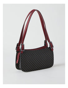 Harlan Shoulder Bag in Brown/Khaki/Bloodstone