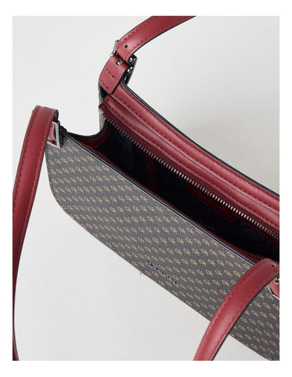 Harlan Shoulder Bag in Brown/Khaki/Bloodstone
