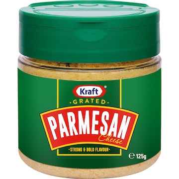 Kraft Grated Parmesan Cheese 125g