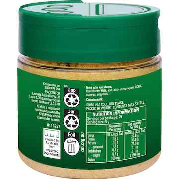 Kraft Grated Parmesan Cheese 125g