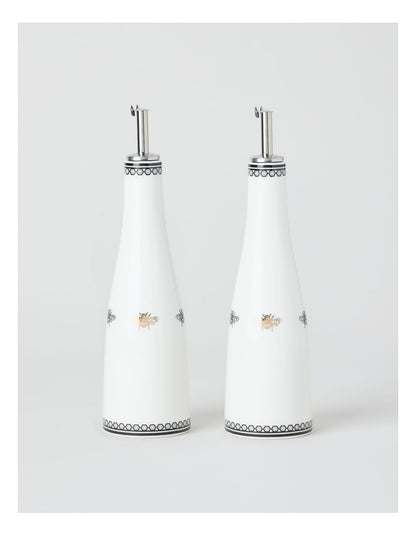 Bee Olive Oil & Vinegar Bottle Set