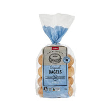 COLES BAGEL PLAIN 4 PACK