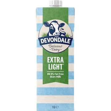 Devondale Skim Long Life Milk UHT 1L