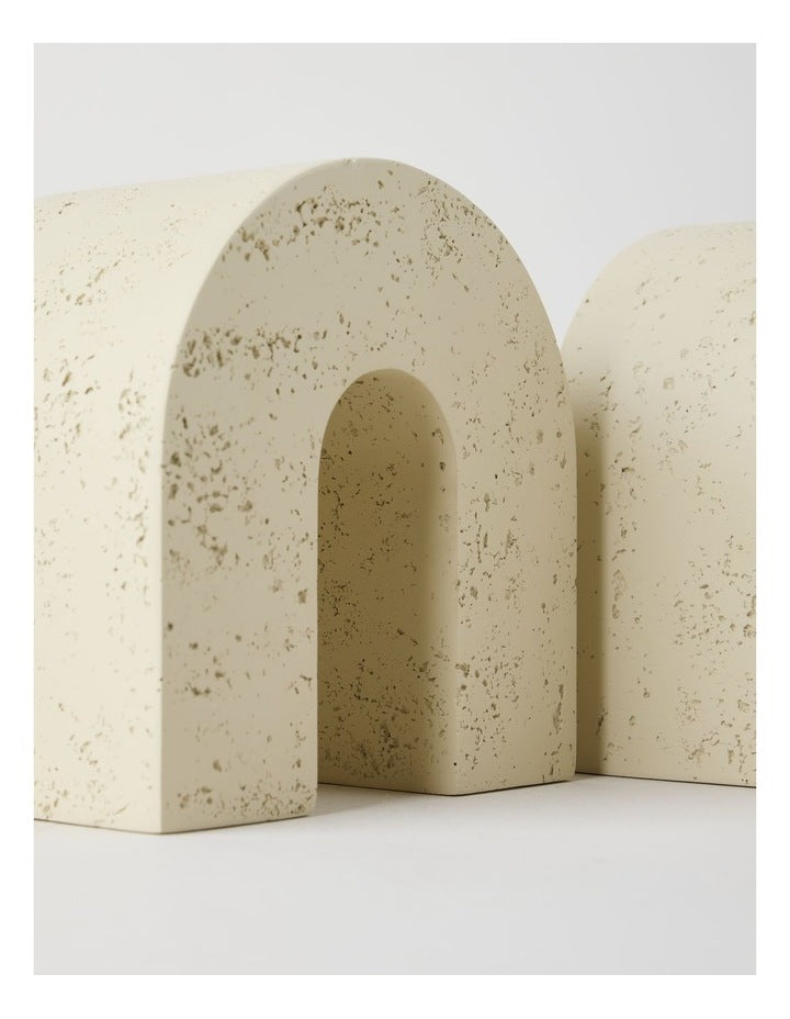 Alca Set of 2 Stone Bookends