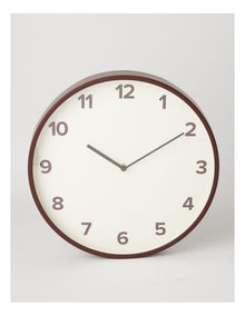 Terry Clock in Cherry 40cm