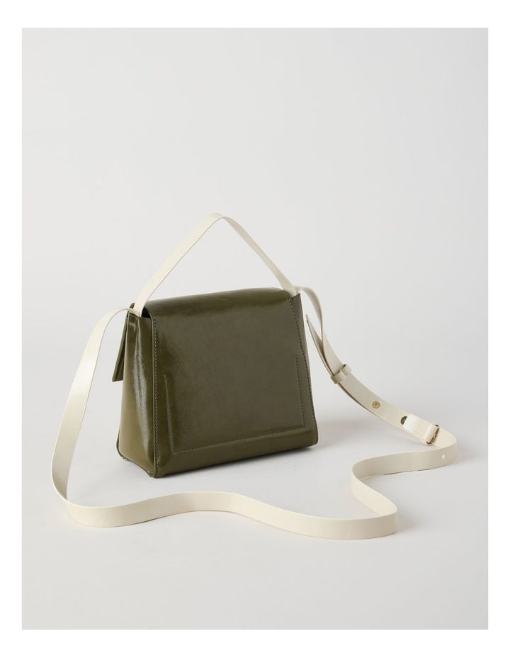 Malaga Crossbody Bag in Olive Combo