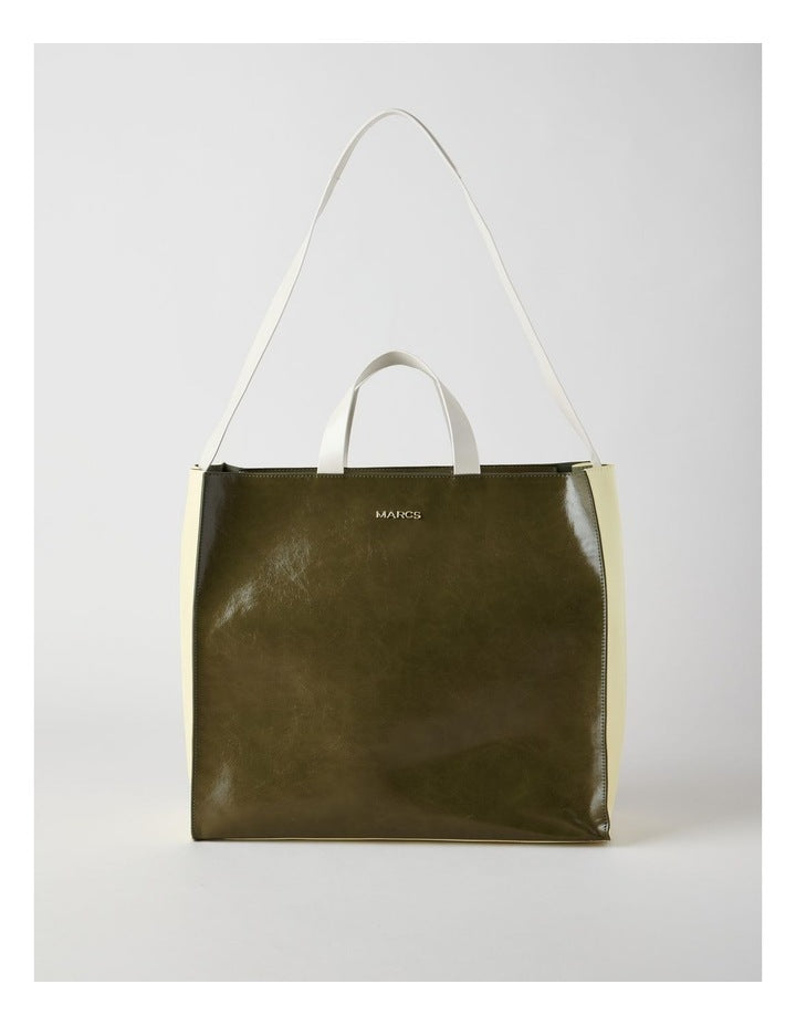 Granada Tote Bag in Olive Combo