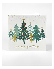 Charity Boxed Christmas Cards - Forest Green