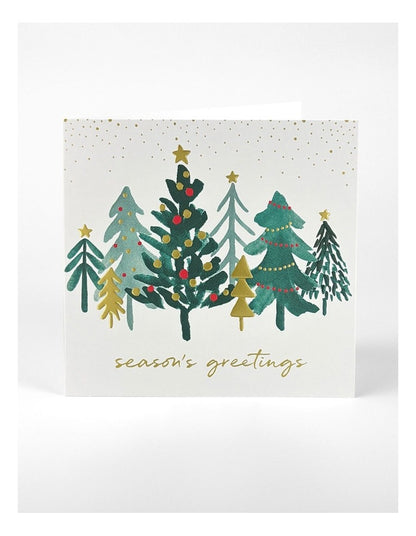 Charity Boxed Christmas Cards - Forest Green