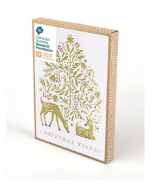 Charity Boxed Christmas Cards - Opulent Deers