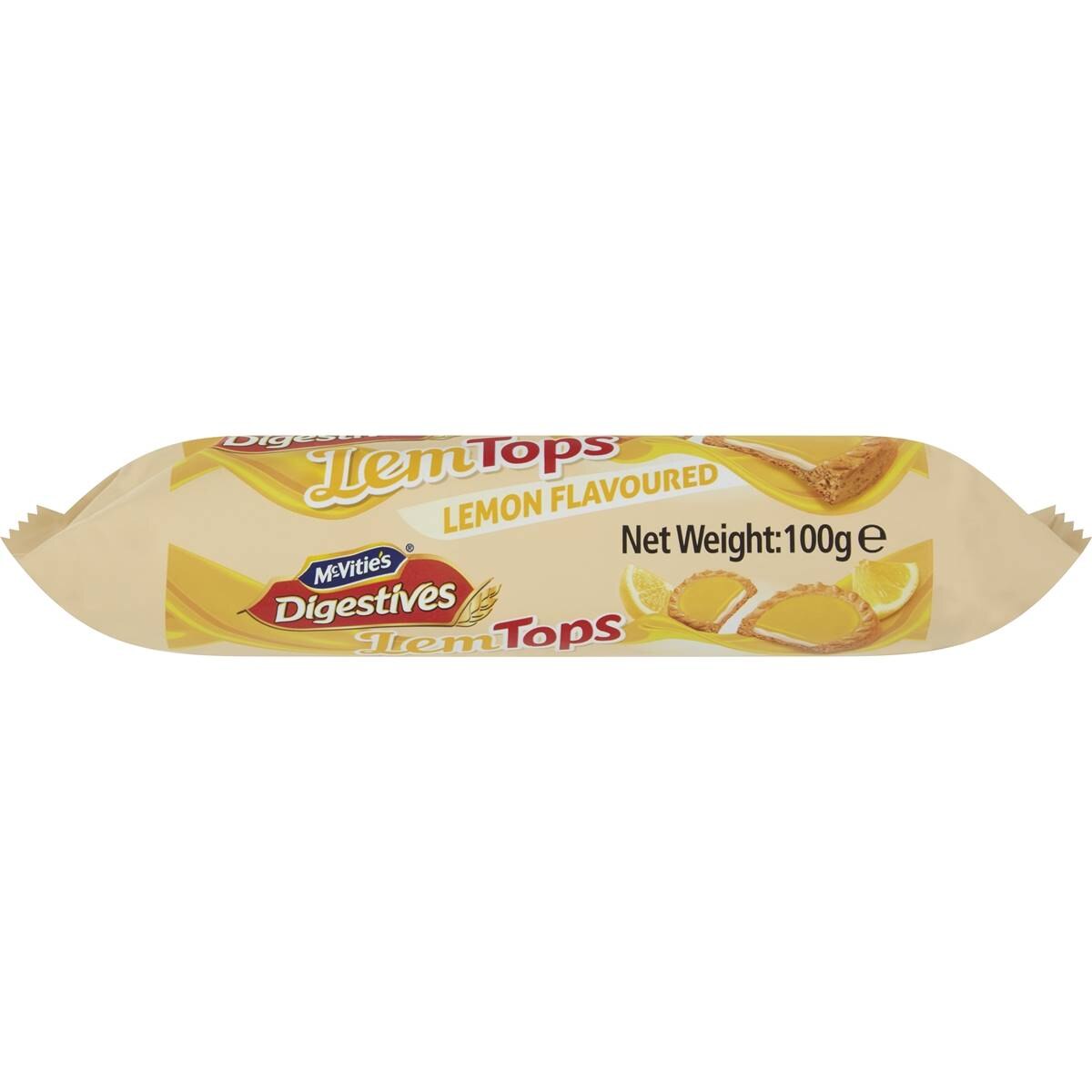McVities Lemtops Digestives 100g