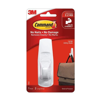 3M Command White Hook - Large