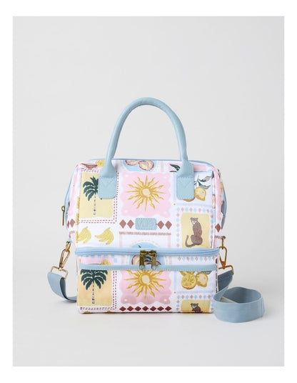 Double Layer Lunch Bag in Tropical