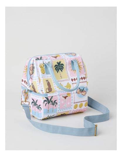 Double Layer Lunch Bag in Tropical