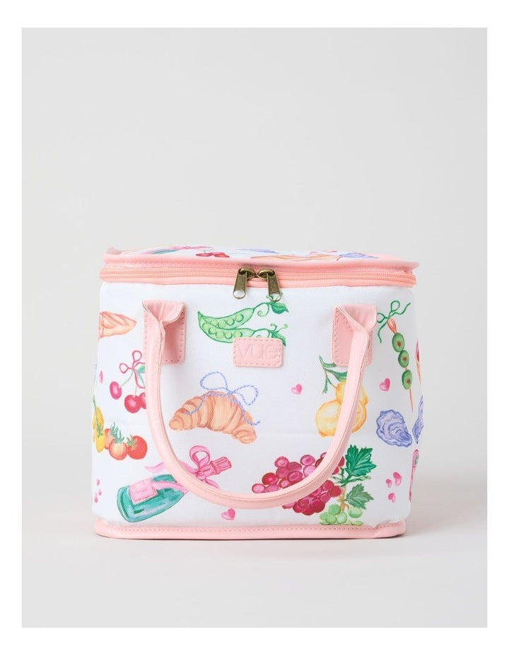Square Lunch Bag in Foodie Picnic