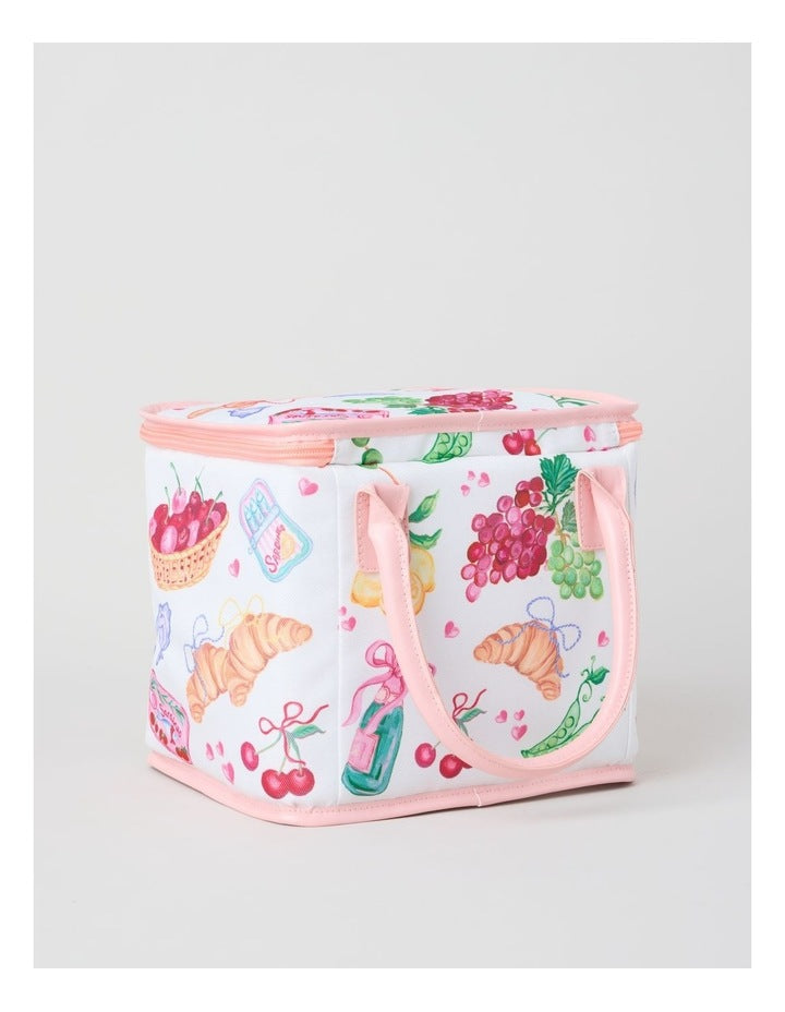 Square Lunch Bag in Foodie Picnic