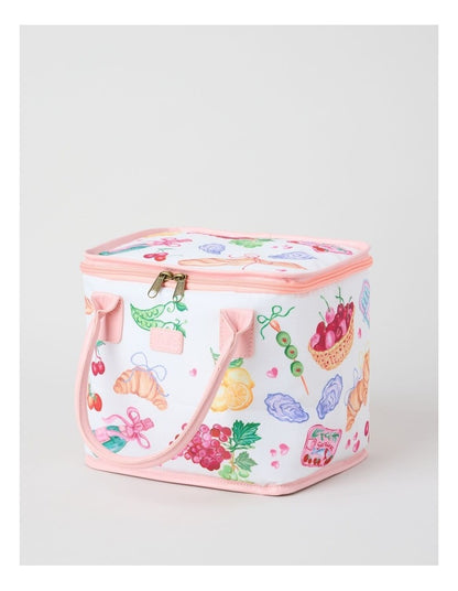 Square Lunch Bag in Foodie Picnic