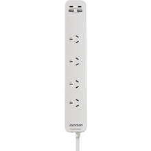 Jackson Surge Protected Board w/ 4 x Power Socket, 2 x USB-C, 2 X USB-A Outlets
