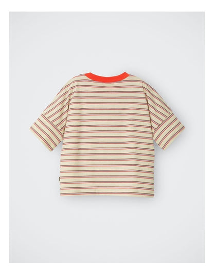Kids Drop Shoulder Tee in Tri Stripe
