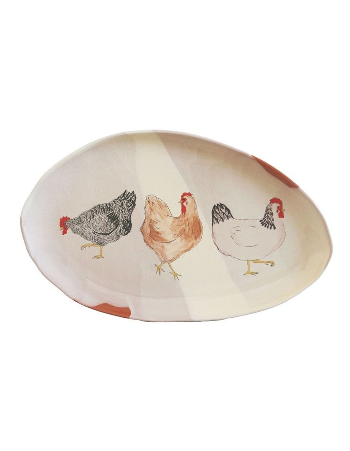 RGA X Emogen's Chickens Collection Eggs Platter