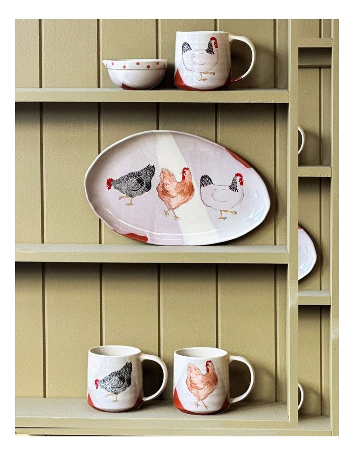 RGA X Emogen's Chickens Collection Eggs Platter